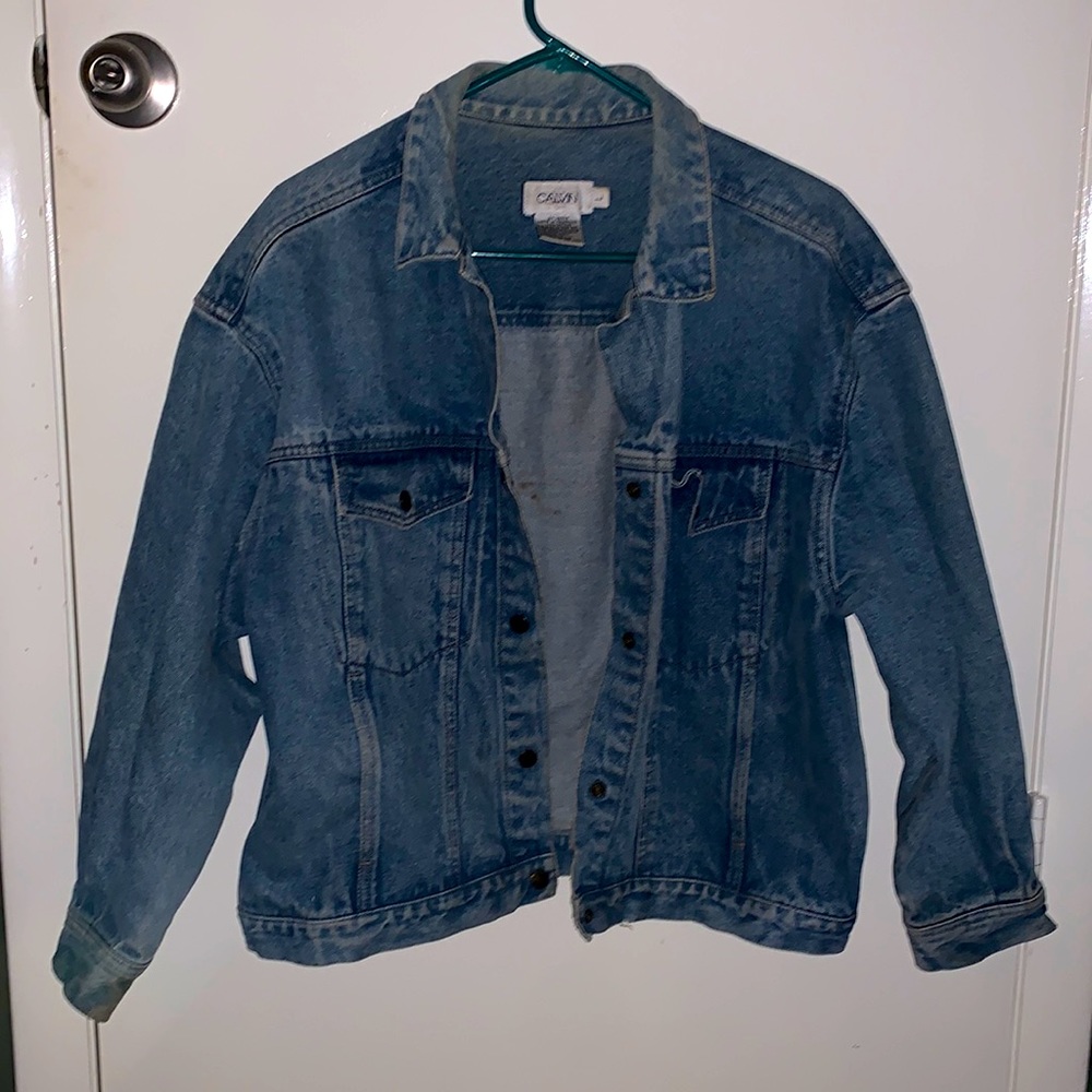 Authentic 90s Calvin Klein Jean jacket 🩵🌀🤍